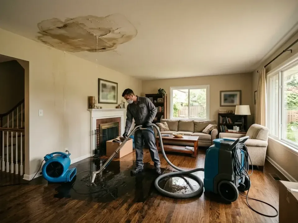attic-pipe-burst-ceiling-drip-008 — frequently asked questions, Water Damage Restoration & Carpet Care in Waverly, NY